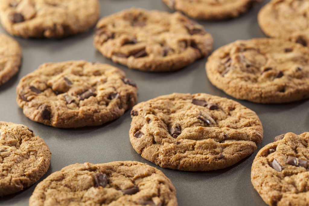 Cookies, isot suklaamuru pikkuleivät