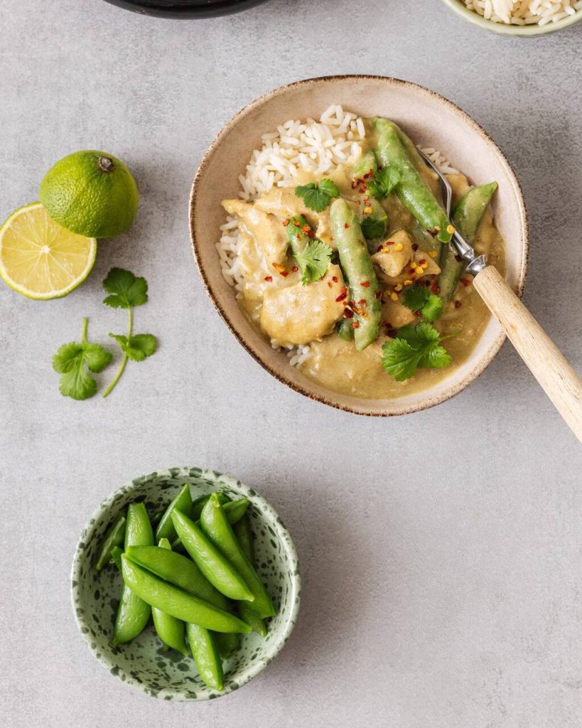 Vihreä kanacurry
