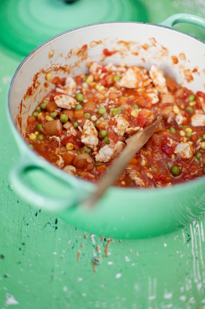 Broilerjambalaya (Cajun)