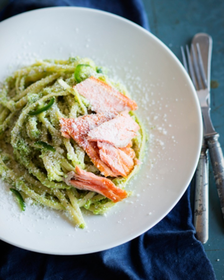Pasta broccomole