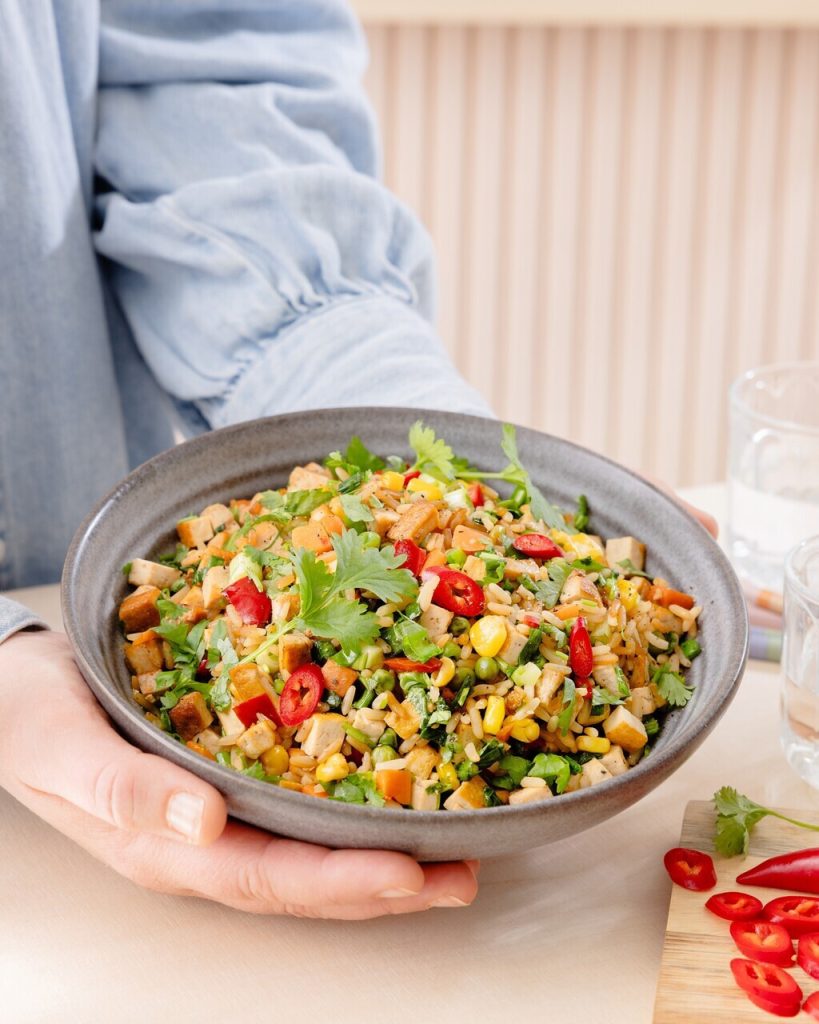 Tofu fried rice