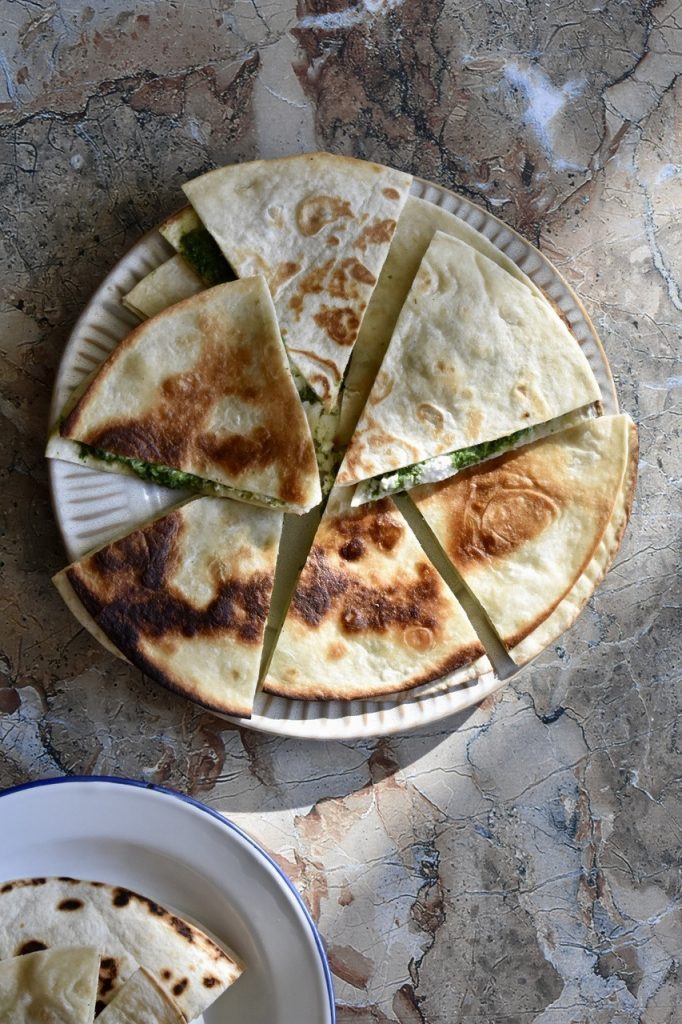 Pinaattiquesadillat