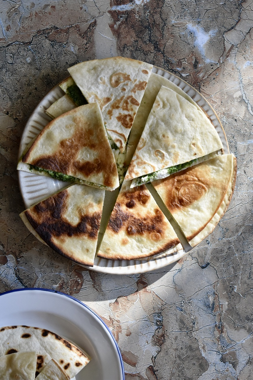 Pinaattiquesadillat