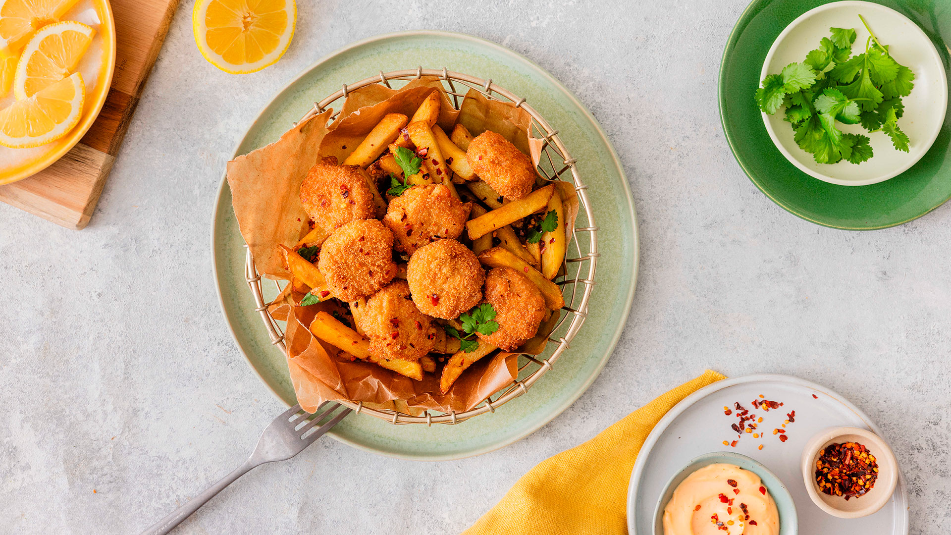 Apetit Kasvisjauhis Crispy Chick nugetit pakaste 240g