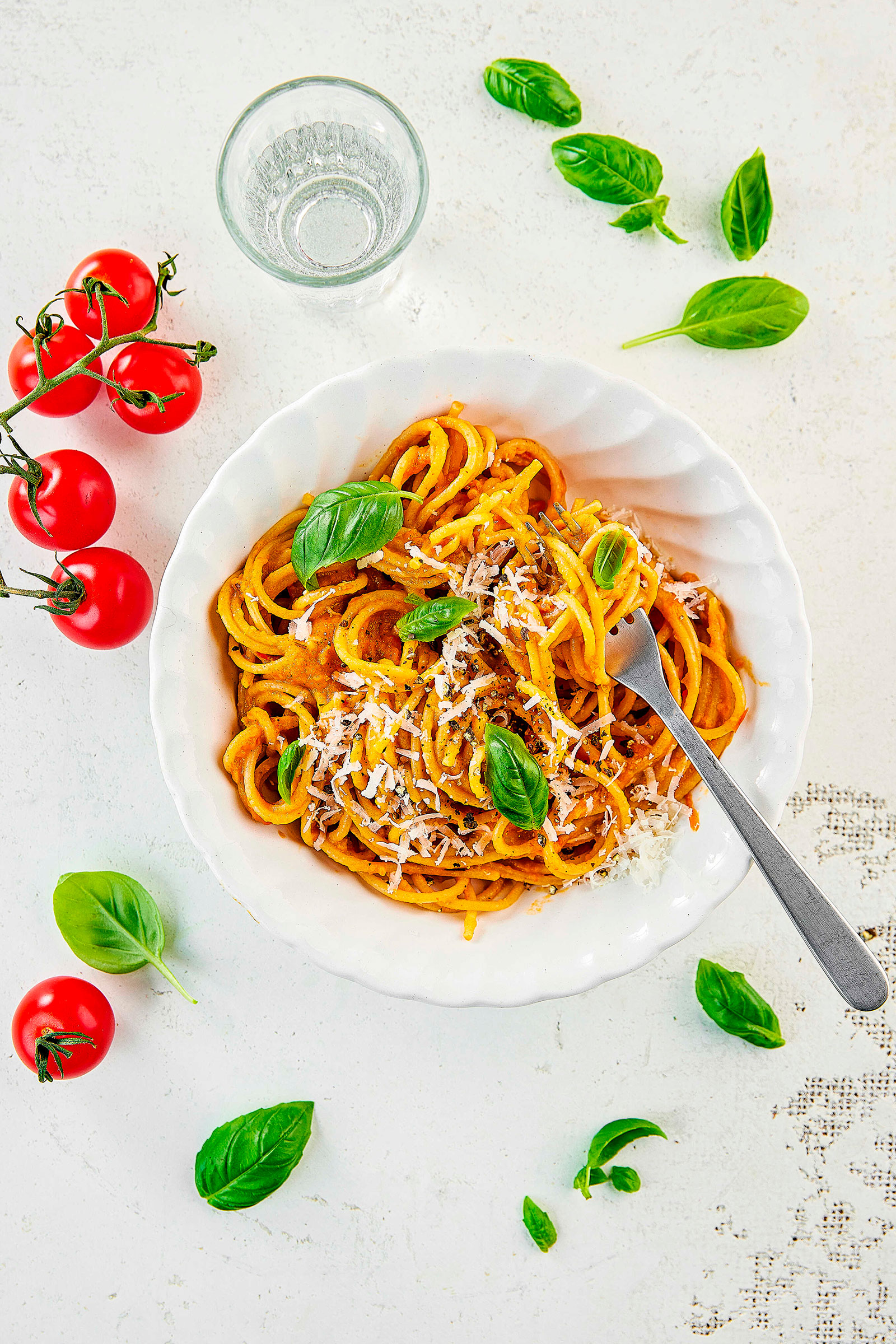 Piilotettujen kasvisten pasta